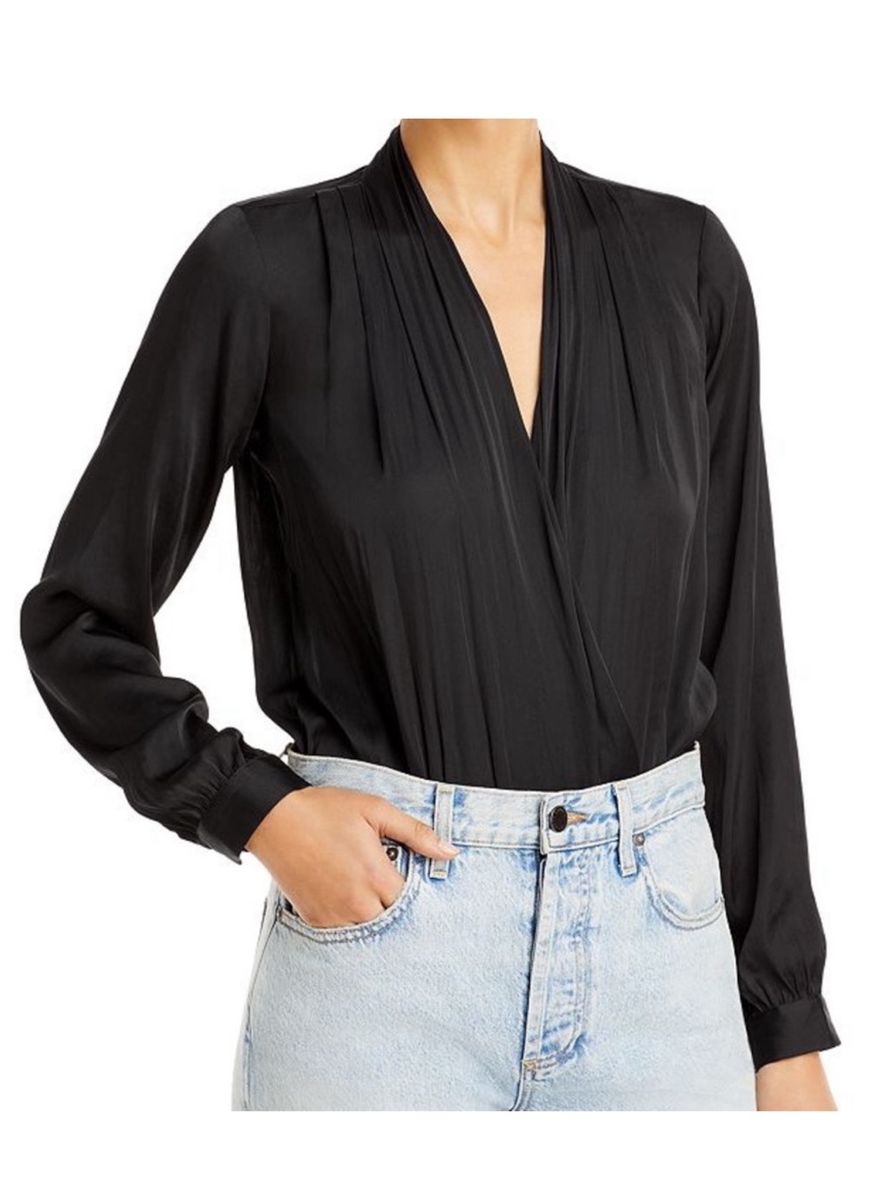 Paige Sevilla Bodysuit Like New Black
